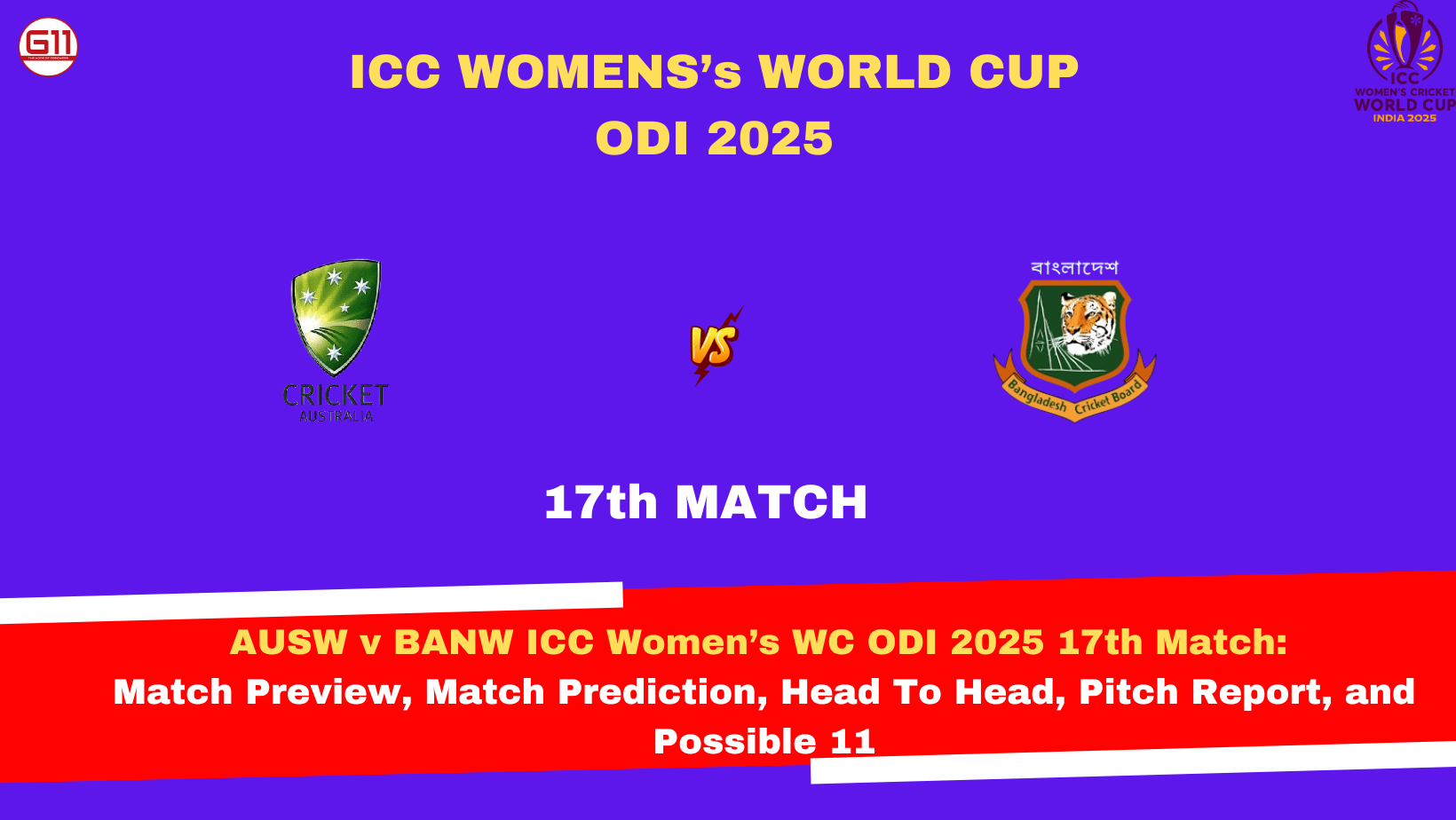 G11-Fantasy Cricket Prediction for Today's Match