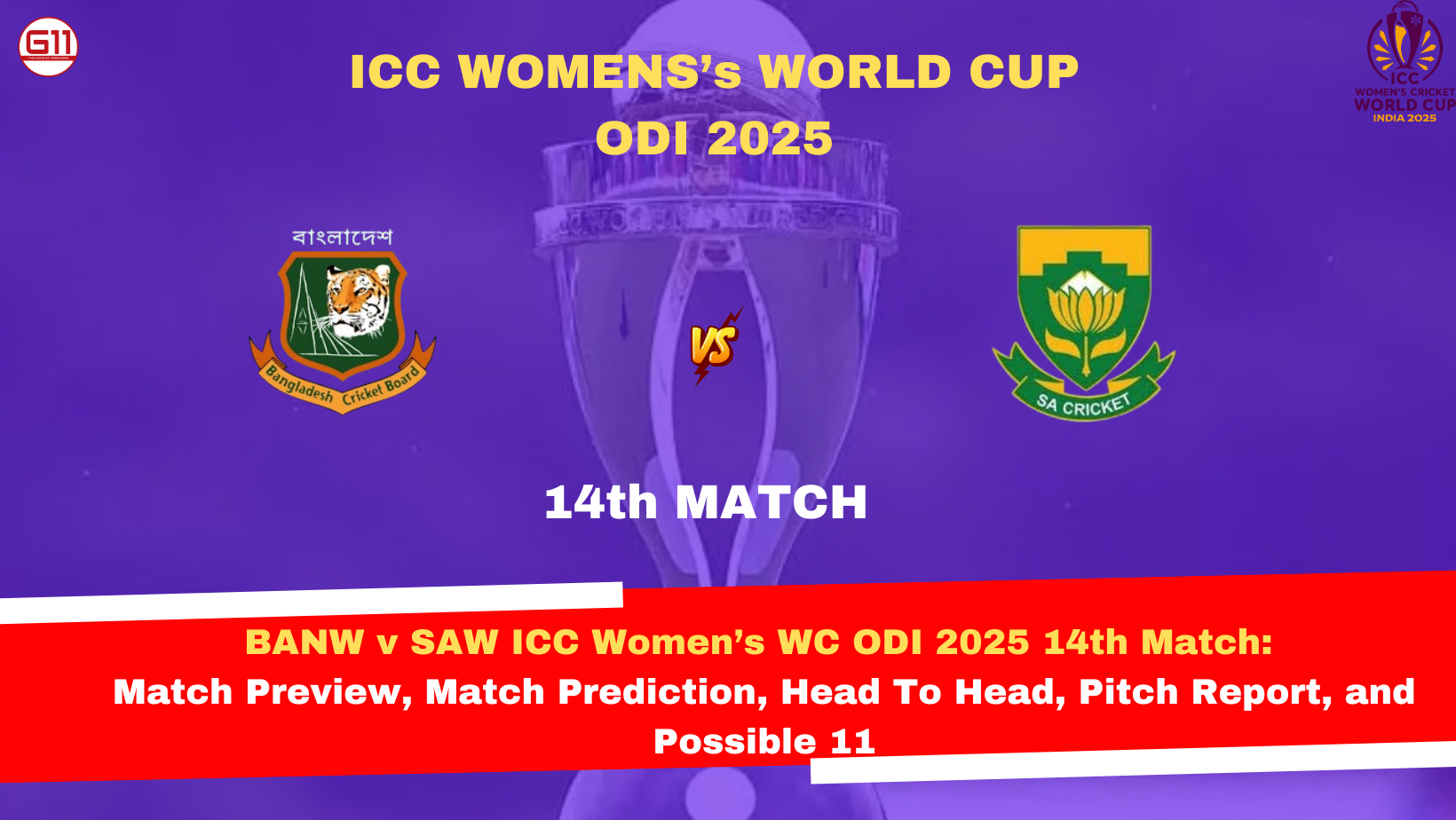 G11-Fantasy Cricket Prediction for Today's Match