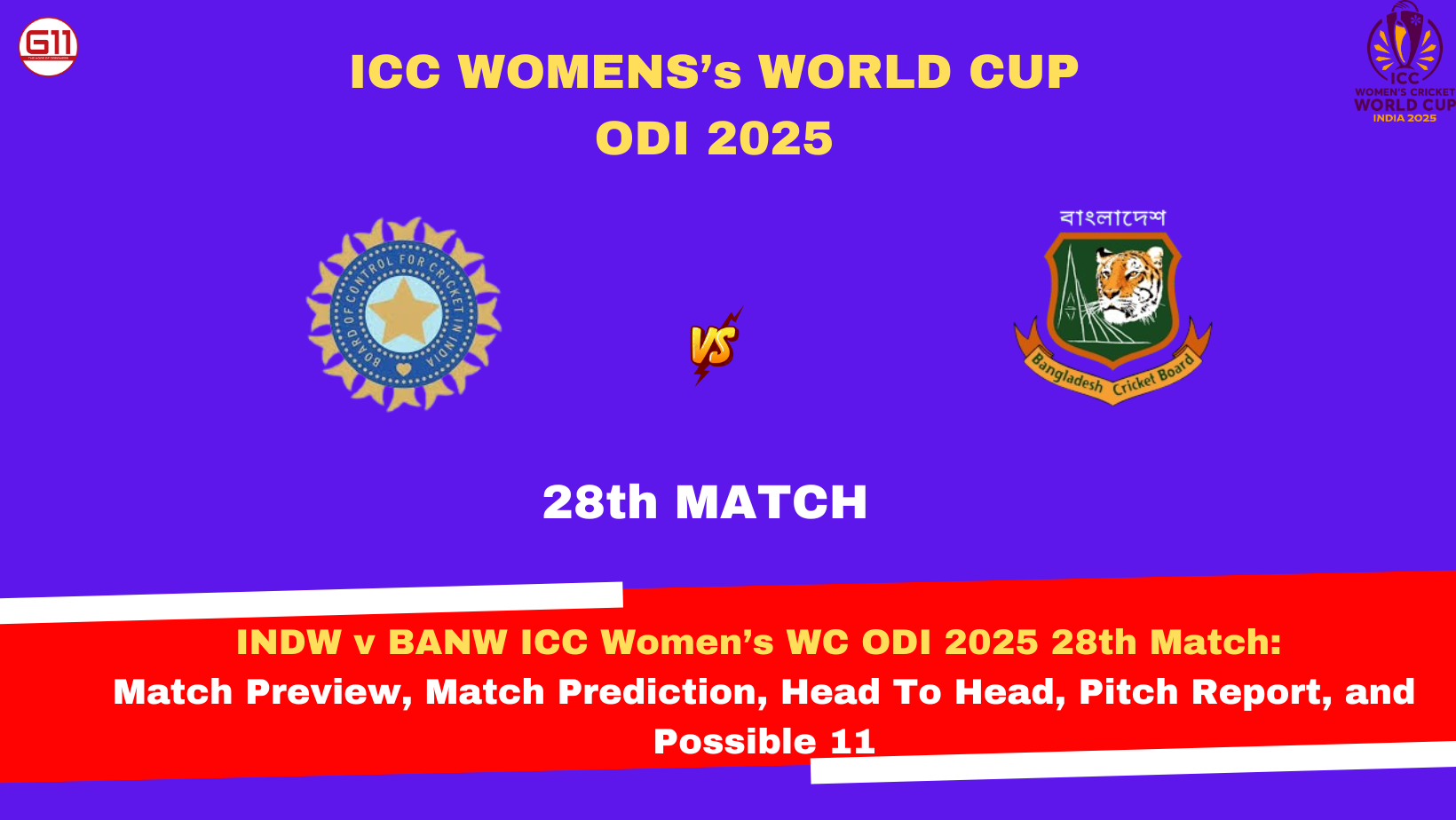 G11-Fantasy Cricket Prediction for Today's Match