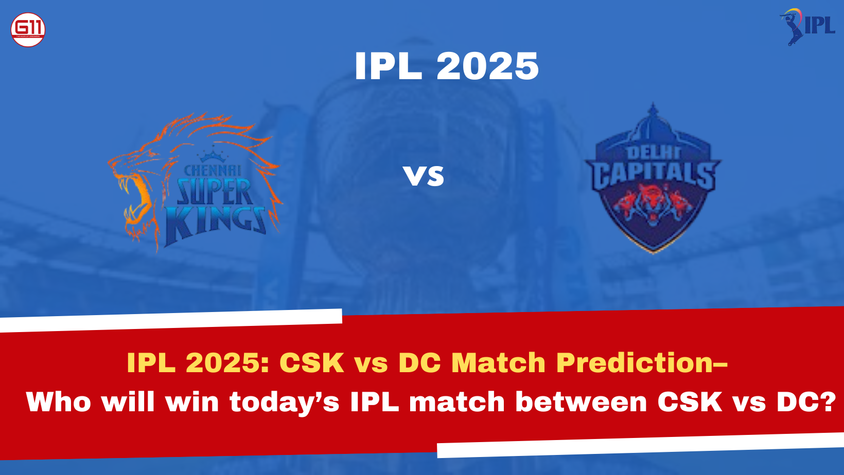 G11-Fantasy Cricket Prediction for Today's Match