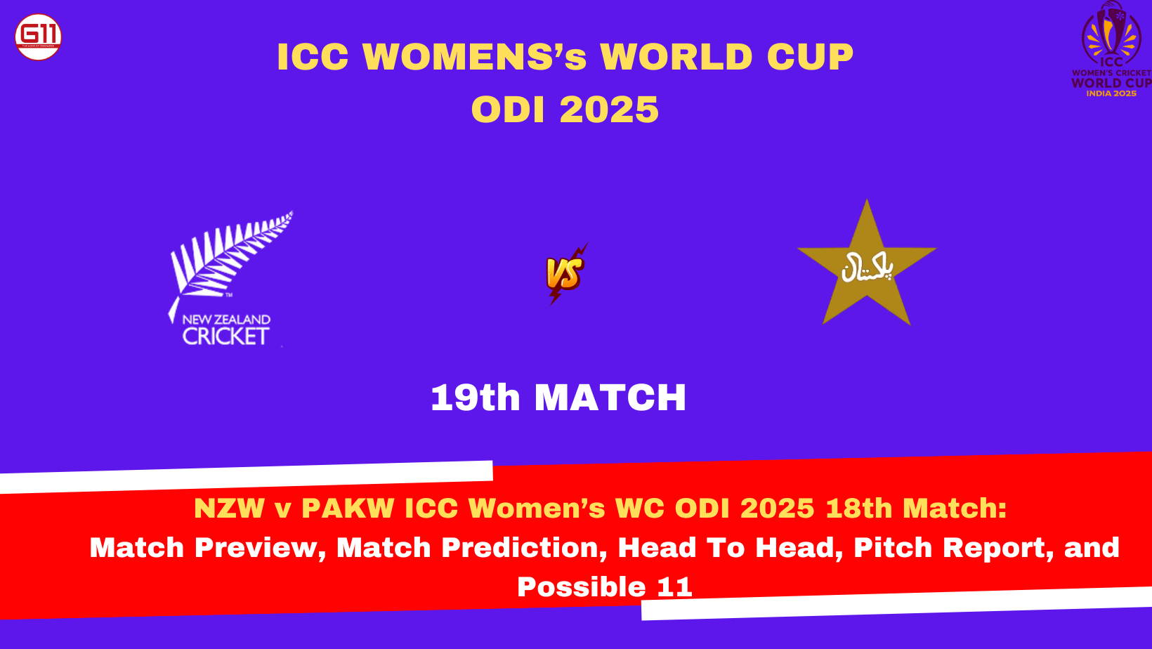 G11-Fantasy Cricket Prediction for Today's Match