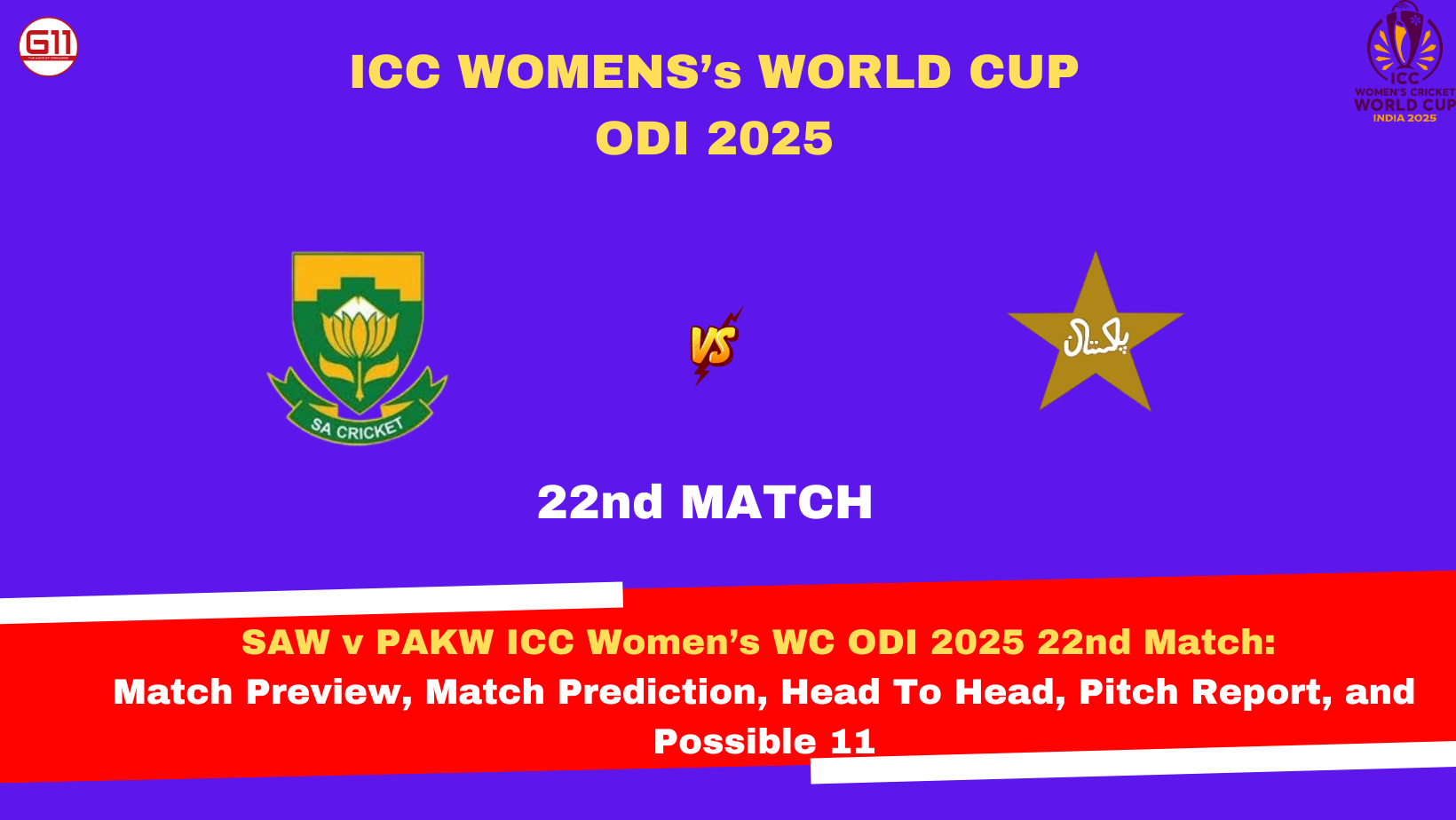 G11-Fantasy Cricket Prediction for Today's Match