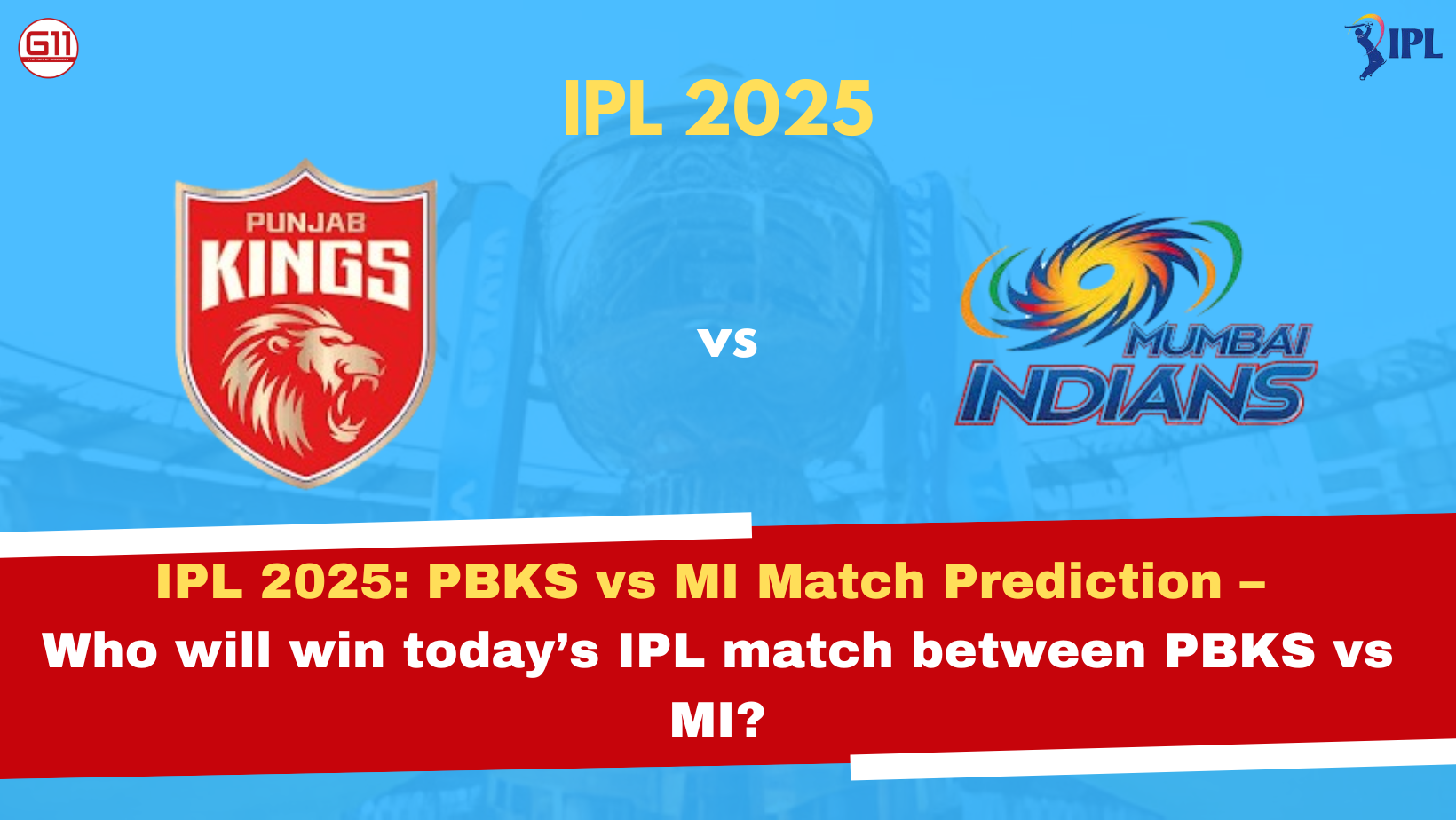 G11-Fantasy Cricket Prediction for Today's Match