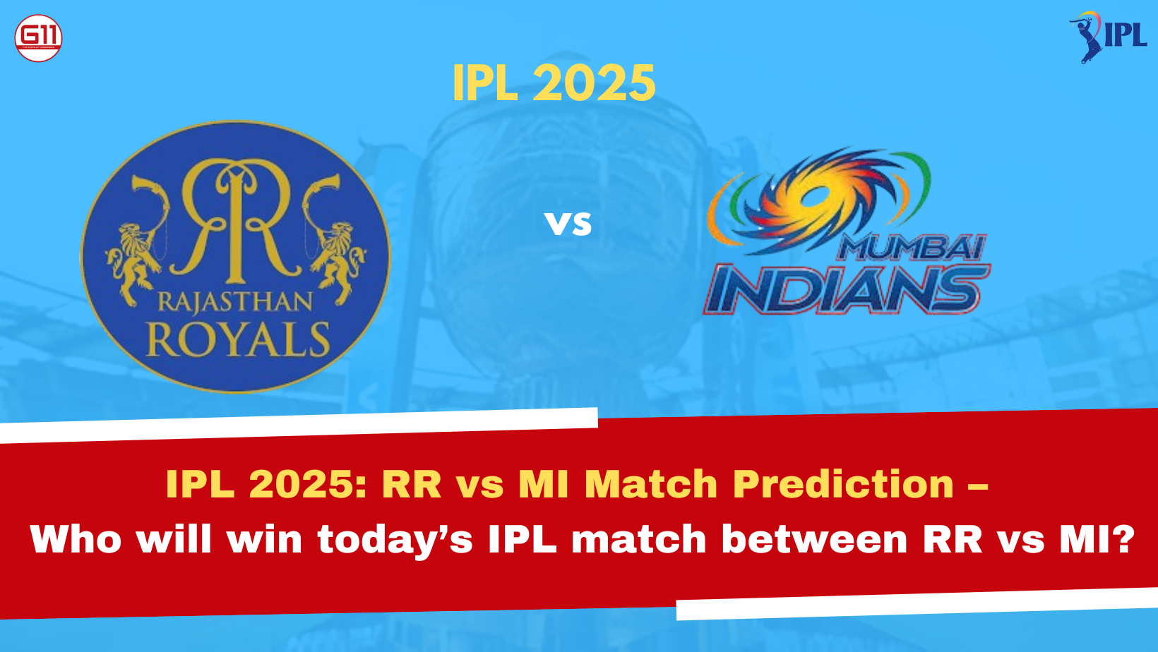 G11-Fantasy Cricket Prediction for Today's Match