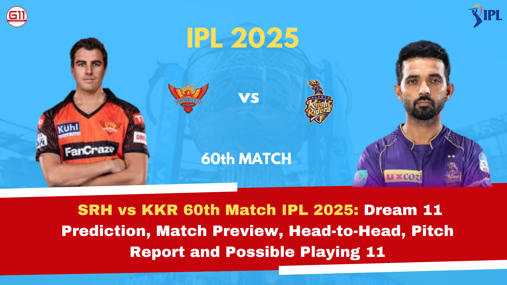G11-Fantasy Cricket Prediction for Today's Match